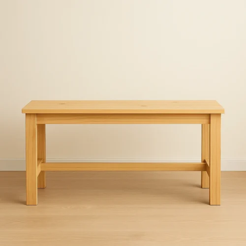 Banco de comedor de pino 1,40 m